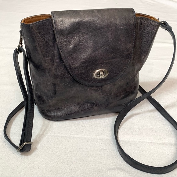 Patrician Nash Convertible Bag Backpack Crossbody Shoulder Purse Black Medium - Picture 4 of 15